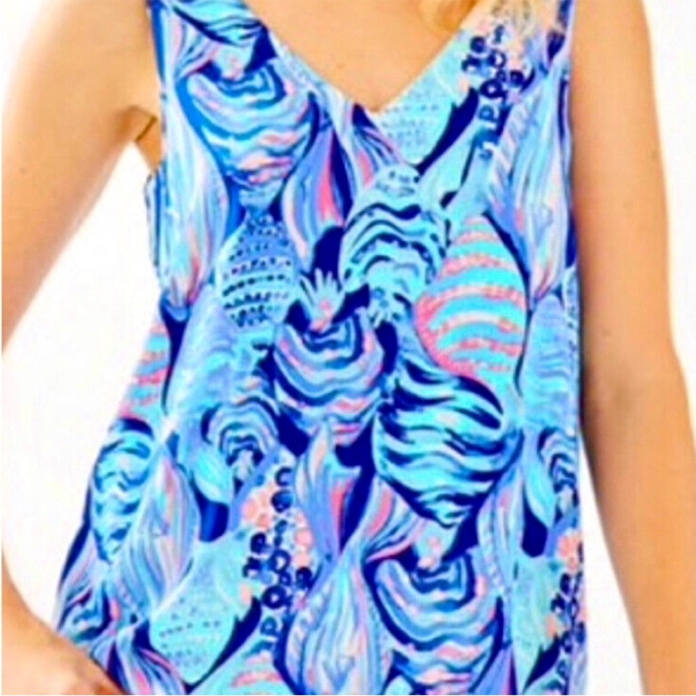 Lilly Pulitzer XL Florin top scale up reversible sleeveless - Picture 6 of 6